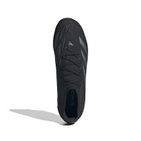 adidas Predator Pro Gazon Naturel Chaussures de Foot (FG) Noir Gris Foncé
