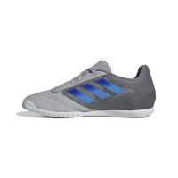 adidas Super Sala 2 Chaussures de Foot en Salle (IN) Gris Blanc Bleu