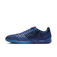 Nike Lunar Gato II Zaalvoetbalschoenen (IN) Donkerblauw Blauw Zwart Rood