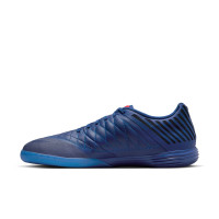 Nike Lunar Gato II Zaalvoetbalschoenen (IN) Donkerblauw Blauw Zwart Rood
