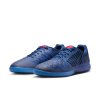 Nike Lunar Gato II Zaalvoetbalschoenen (IN) Donkerblauw Blauw Zwart Rood