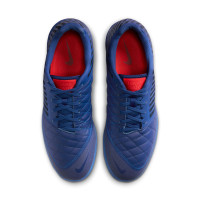 Nike Lunar Gato II Zaalvoetbalschoenen (IN) Donkerblauw Blauw Zwart Rood