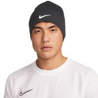 Bonnet Nike Peak gris foncé blanc