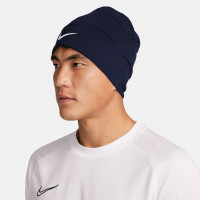 Nike Peak Beanie Donkerblauw Wit