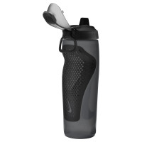 Nike Refuel Bidon Met Rietje 710ML Zwart Donkergrijs Zilver