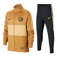 Nike Inter Milan Dry Strike Trainingspak 2019-2020 Kids Goud Zwart