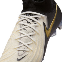 Nike Phantom Luna II Elite Crampons Vissés Chaussures de Foot (SG) Pro Player Noir Blanc Cassé Doré