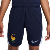 Kit d'entraînement Nike France Strike 2024-2026 pour enfant, bleu foncé, bleu clair