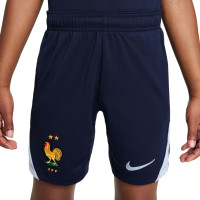 Kit d'entraînement Nike France Strike 2024-2026 pour enfant, bleu foncé, bleu clair