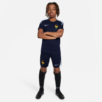 Nike Frankrijk Strike Trainingsset 2024-2026 Kids Donkerblauw Lichtblauw