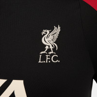 Nike Liverpool Strike Haut d'Entraînement 1/4-Zip 2024-2025 Noir Rouge