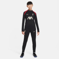 Nike Liverpool Strike Pantalon d'Entraînement 2024-2025 Enfants Noir Rouge Blanc