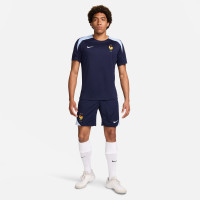 Nike France Strike Short d'Entraînement 2024-2026 Bleu Foncé Bleu Clair