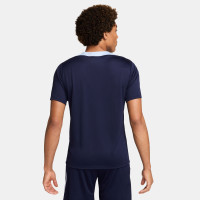 Nike Frankrijk Strike Trainingsshirt 2024-2026 Donkerblauw Lichtblauw
