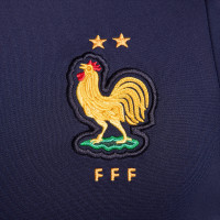 Nike France Strike Haut d'Entraînement 1/4-Zip 2024-2026 Bleu Foncé Bleu Clair