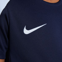 Nike Frankrijk Strike Trainingsshirt 2024-2026 Kids Donkerblauw Lichtblauw