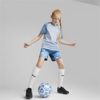PUMA Manchester City Short d'Entraînement 2023-2024 Enfants Bleu Bleu Clair Blanc
