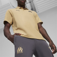 PUMA Olympique Marseille Casuals Pantalon d'Entraînement 2023-2024 Noir Beige