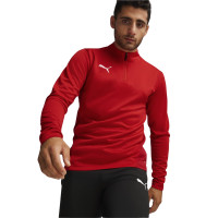 PUMA teamGOAL Trainingstrui 1/4-Zip Rood Wit