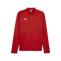 PUMA teamGOAL Trainingstrui 1/4-Zip Rood Wit