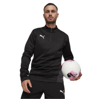 PUMA teamGOAL Haut d'Entraînement 1/4-Zip Noir Blanc