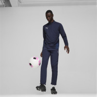 PUMA teamGOAL Haut d'Entraînement 1/4-Zip Bleu Foncé Blanc