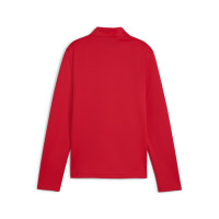 PUMA teamGOAL Haut d'Entraînement 1/4-Zip Enfants Rouge Blanc