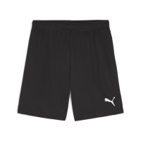 PUMA teamGOAL Short de Foot Noir Blan