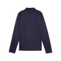 PUMA teamGOAL Haut d'Entraînement 1/4-Zip Enfants Bleu Foncé Blanc