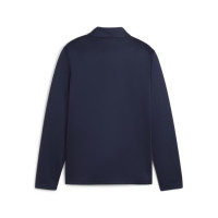 PUMA teamGOAL Trainingsjack Kids Donkerblauw Wit