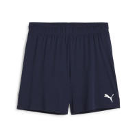 PUMA teamGOAL Short de Foot Femmes Bleu Foncé Blanc