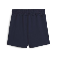 PUMA teamGOAL Short de Foot Femmes Bleu Foncé Blanc