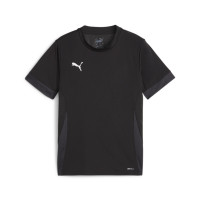 PUMA teamGOAL Matchday Voetbalshirt Kids Zwart Wit Grijs
