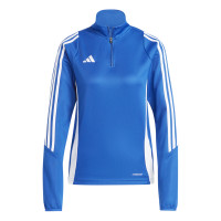 adidas Tiro 24 Trainingspak 1/4-Zip Dames Blauw Donkerblauw Wit