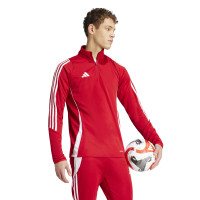 adidas Tiro 24 Trainingstrui 1/4-Zip Rood Wit