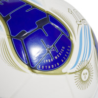 adidas Messi Mini Ballon de Foot Taille 1 Blanc Bleu Doré