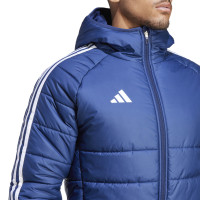 adidas Tiro 24 Doudoune Hiver Bleu Foncé Blanc