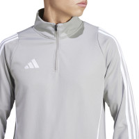 adidas Tiro 24 Haut d'Entraînement 1/4-Zip Gris Clair Blanc