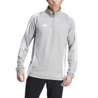 adidas Tiro 24 Haut d'Entraînement 1/4-Zip Gris Clair Blanc