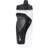 Nike Refuel Bidon Grip 550ML gris clair noir blanc