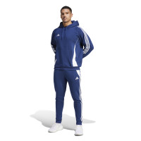 adidas Tiro 24 Sweat Sweat à Capuche Bleu Foncé Blanc
