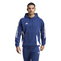 adidas Tiro 24 Sweat Sweat à Capuche Bleu Foncé Blanc