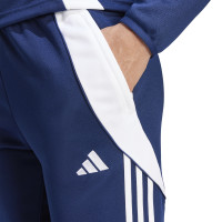 adidas Tiro 24 Trainingsbroek Dames Donkerblauw Wit