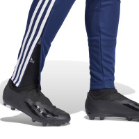 Pantalon d'entraînement adidas Tiro 24 pour femme, bleu foncé, blanc