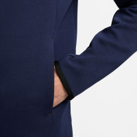 Nike France Tech Fleece Veste 2024-2026 Bleu Foncé Doré