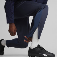 PUMA teamGOAL Pantalon d'Entraînement Bleu Foncé Blanc