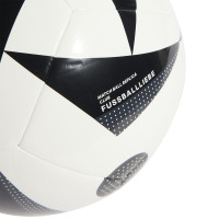 adidas EURO 2024 Fussballliebe Allemagne Ballon de Foot Taille 5 Blanc Noir Gris