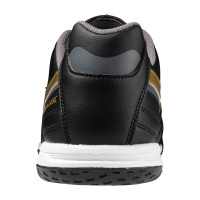 Mizuno Morelia Sala Classic Chaussures de Foot en Salle (IN) Noir Doré Blanc