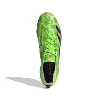 adidas Predator Elite Gras Voetbalschoenen (FG) Groen Roze Paars