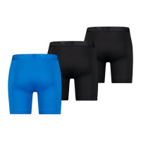 PUMA Boxers Microfibre Long 3-Pack Bleu Noir